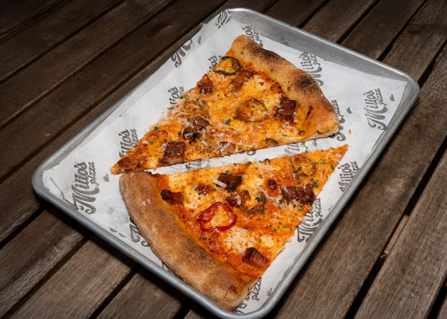 The Milio pizza at Milio's Pizza